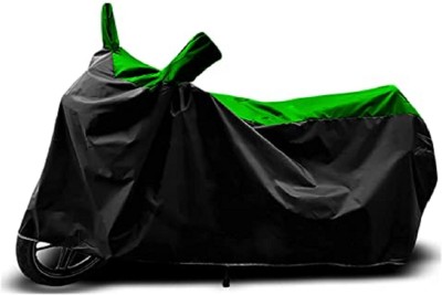 VESMEI Two Wheeler Cover for Bajaj(Platina 100 DTS-i, Green)