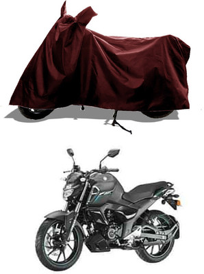 GROFATIK Two Wheeler Cover for Yamaha(FZ FI BS6, Maroon)