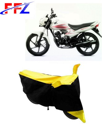 FFZ Waterproof Two Wheeler Cover for Honda(Dream, Black, Yellow)