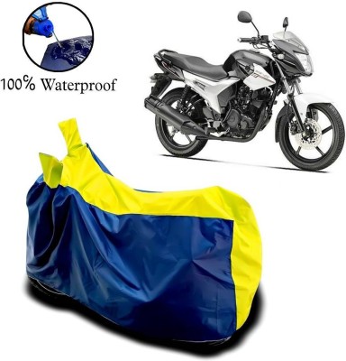 rakku Waterproof Two Wheeler Cover for Yamaha(SZ R, Yellow, Blue)