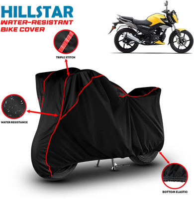 HILLSTAR Waterproof Two Wheeler Cover for TVS(Raider, Black, Red)