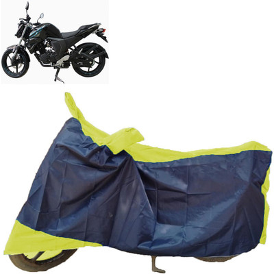 AutoFave Two Wheeler Cover for Yamaha(FZ-S FI, Blue, Green)