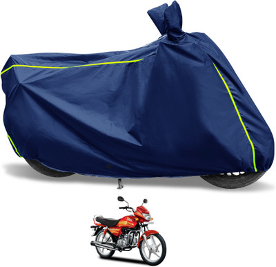 Euro Care Waterproof Two Wheeler Cover for Hero(CD deluxe, Blue)