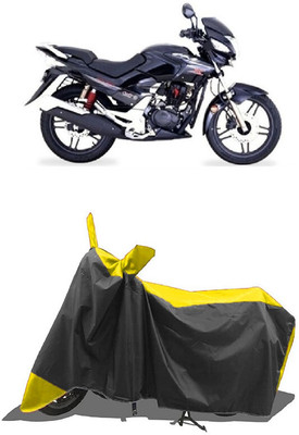 SUGASHRI Waterproof Two Wheeler Cover for Honda(New CBZ, Yellow, Black)