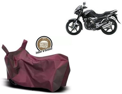 OliverX Waterproof Two Wheeler Cover for Suzuki(GS 150R, Maroon)
