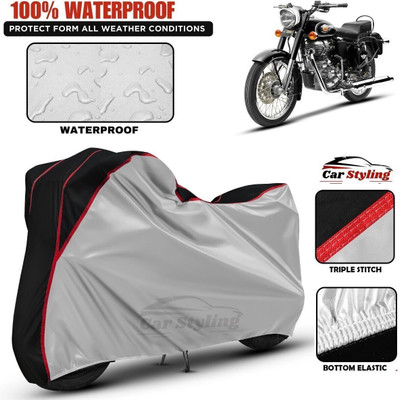 Car Styling Waterproof Two Wheeler Cover for Royal Enfield(Bullet, Multicolor)