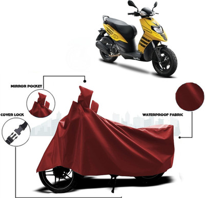 DeepShakshi AUTOMOTIVE Waterproof Two Wheeler Cover for Aprilia(SR 125, Maroon)