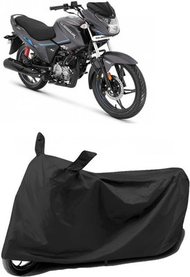 AASHTIK MART Two Wheeler Cover for Hero(Glamour, Black)