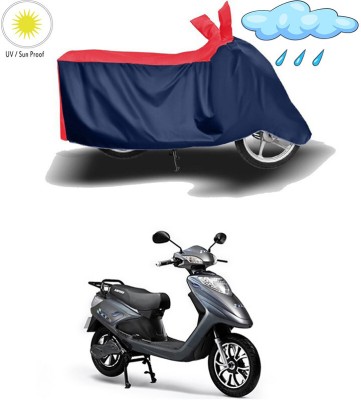 AutoTiger Two Wheeler Cover for Ampere(V 48, Red, Blue)