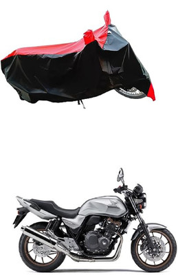 VESMEI Two Wheeler Cover for Honda(CB 500, Red)