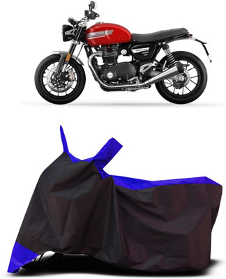VESMEI Two Wheeler Cover for Triumph(Speed Twin BS6, Blue)