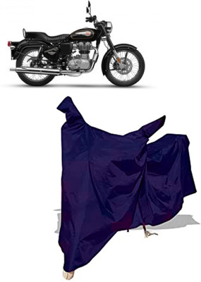 Amexride Two Wheeler Cover for Royal Enfield(Standard 350, Blue)