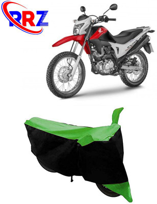 RRZ Waterproof Two Wheeler Cover for Honda(NXR 160, Black, Green)