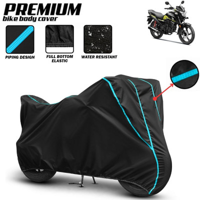 Mwiss Waterproof Two Wheeler Cover for Honda(SP 125, Black, Red)