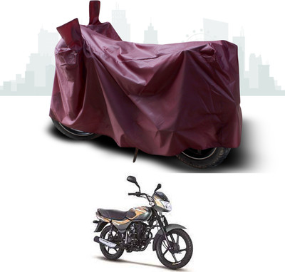 SEBONGO Waterproof Two Wheeler Cover for Bajaj(CT110, Maroon)
