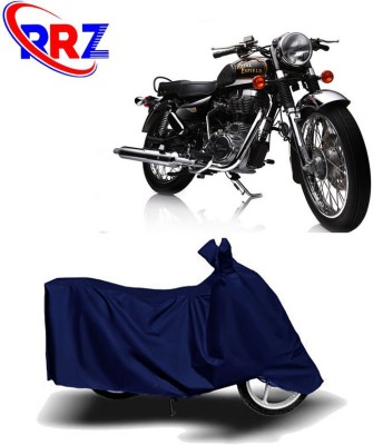 RRZ Two Wheeler Cover for Royal Enfield(Electra Delux, Blue)