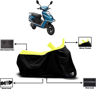 Amexride Two Wheeler Cover for Tunwal(Sport 63 48V, Yellow)
