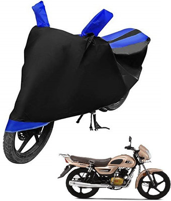 Auto Hub Two Wheeler Cover for TVS(Radeon, Blue)