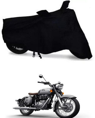 APNEK Waterproof Two Wheeler Cover for Royal Enfield(Classic 500, Black)