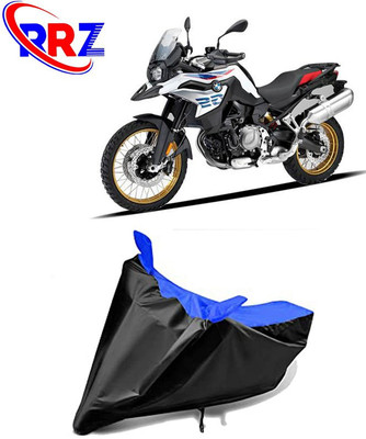 RRZ Waterproof Two Wheeler Cover for BMW(F 850 GS, Black, Blue)