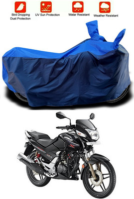 Mdstar Waterproof Two Wheeler Cover for Hero(New CBZ, Blue)