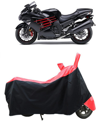 Coxtor Waterproof Two Wheeler Cover for Kawasaki(Ninja ZX-14R, Red)