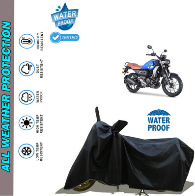 AutoGalaxy Waterproof Two Wheeler Cover for Yamaha(FZ-S Fi Version 3.0, Black)