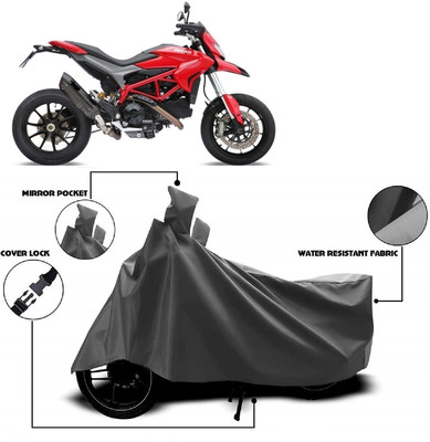 MMSSTAR Waterproof Two Wheeler Cover for Ducati(Hypermotard 939, Grey)