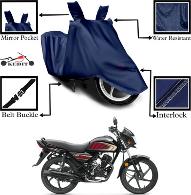 KEDIT Two Wheeler Cover for Honda(Dream Neo, Blue)