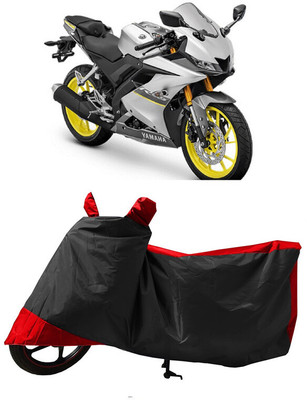 GROFATIK Two Wheeler Cover for Yamaha(YZF-R15 V3 New BS6, Red)