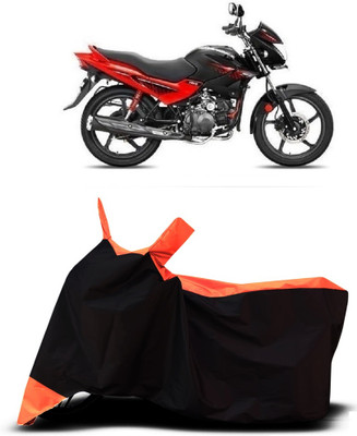 VESMEI Two Wheeler Cover for Hero(Glamour Programmed FI, Orange)