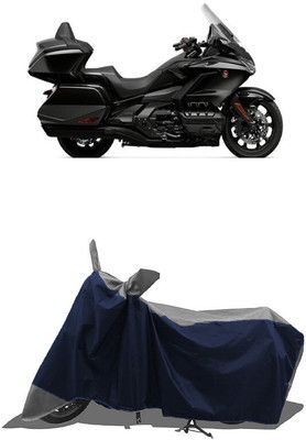 SUGASHRI Waterproof Two Wheeler Cover for Honda(Gold Wing, Grey, Blue)