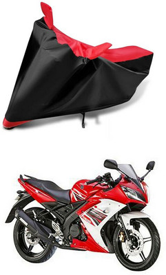 AutoGalaxy Waterproof Two Wheeler Cover for Yamaha(YZF R15, Red, Black)