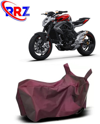 RRZ Waterproof Two Wheeler Cover for MV Agusta(Brutale, Maroon)