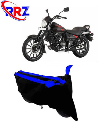 RRZ Waterproof Two Wheeler Cover for Bajaj(Avenger, Black, Blue)