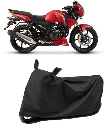 AASHTIK MART Two Wheeler Cover for TVS(Apache 150, Black)