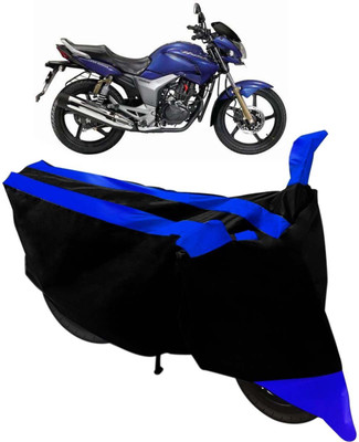 Mdstar Waterproof Two Wheeler Cover for Hero(CBZ TYPE 1, Black, Blue)