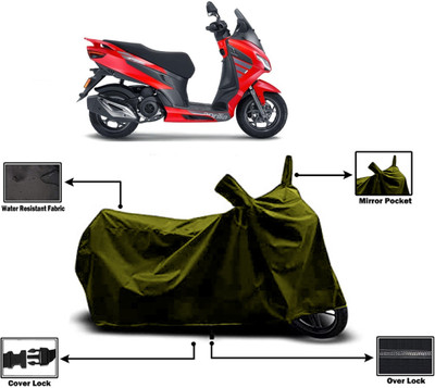 Amexride Two Wheeler Cover for Aprilia(SXR 160, Green)