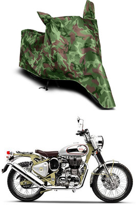 Furious3D Two Wheeler Cover for Royal Enfield(Bullet Trials 350, Multicolor)