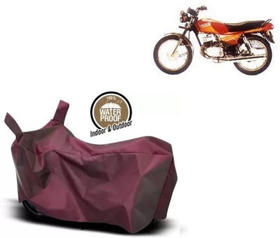 OliverX Waterproof Two Wheeler Cover for Suzuki(Samurai, Maroon)