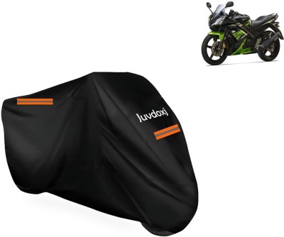 Juvdoxj Waterproof Two Wheeler Cover for Yamaha(YZF R15S, Black)