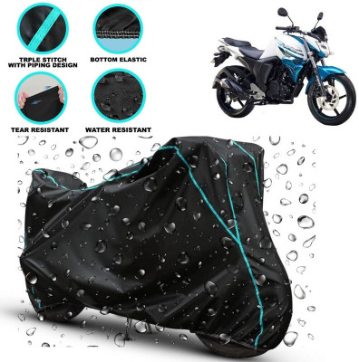 kerwa Waterproof Two Wheeler Cover for Yamaha(FZ FI, Black)