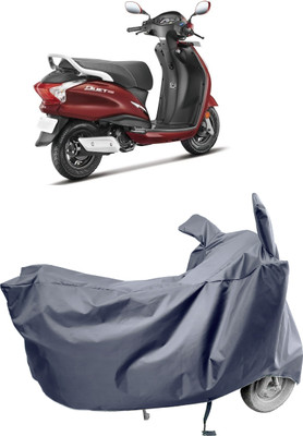 Amexride Two Wheeler Cover for Hero(Duet 125CC, Grey)