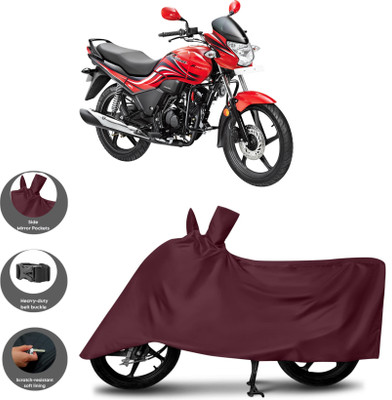 WMIZEXA Waterproof Two Wheeler Cover for Hero(Passion Xpro, Maroon)