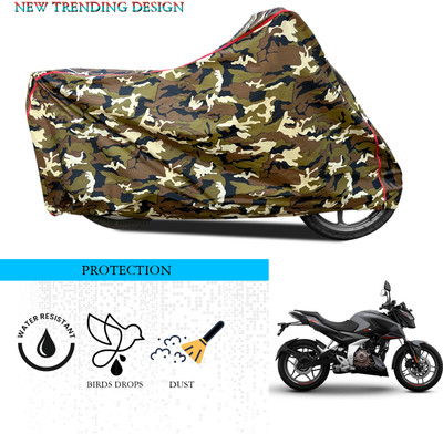 ANTHUB Waterproof Two Wheeler Cover for Bajaj(Pulsar 180NS, Multicolor)