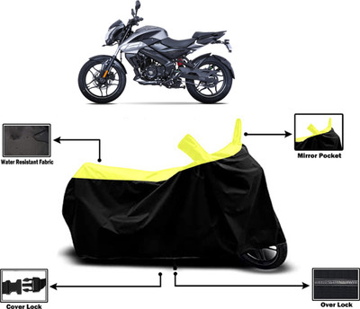 Amexride Two Wheeler Cover for Bajaj(Pulsar 160 NS DTS-i, Yellow)