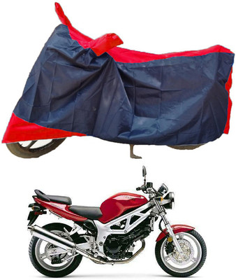 Mdstar Waterproof Two Wheeler Cover for Suzuki(SV 650, Red, Blue)