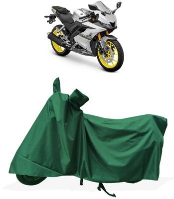 Tricway Two Wheeler Cover for Yamaha(YZF R15 V3 BS6, Green)