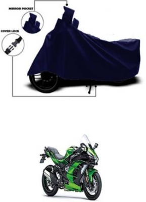 RAAMKM Two Wheeler Cover for TVS, Bajaj, Hero, Honda, KTM(VXL 125 BS6, Blue)