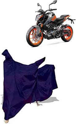 Amexride Two Wheeler Cover for KTM(Duke 200, Blue)